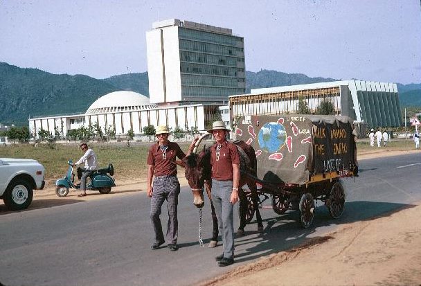 European 'Earthwalkers' in Islamabad, 1973